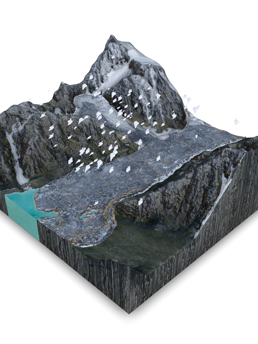 Static preview poster for Tasman Glacier